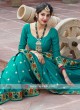 Attractive Teal Color Saree